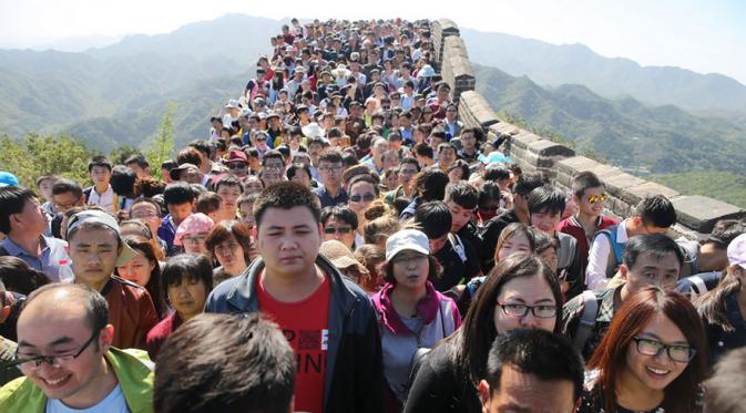 Kenyataan di Tembok Besar Cina. (Shutterstock)