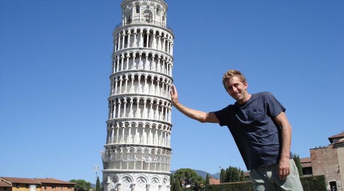 Ekspektasi di Menara Pisa, Italia. (Shutterstock)