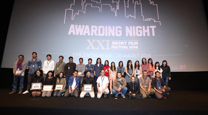 Malam puncak XXI Short Film Festival 2016 digelar di Epicentrum XXI Minggu, 20 Maret 2016. 