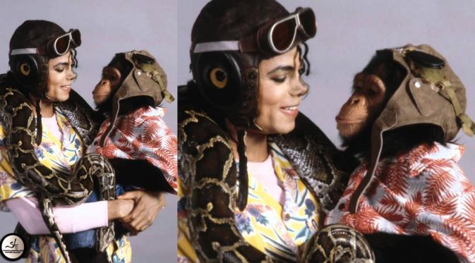 Michael Jackson dan Bubble. Foto: Youtube