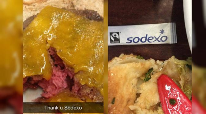 Sodexo adalah salah satu perusahaan katering terbesar di dunia, jasanya diberikan kepada lebih dari 80 militer angkatan darat, udara dan laut di Inggris, Siprus dan Falkland. (dailymail)