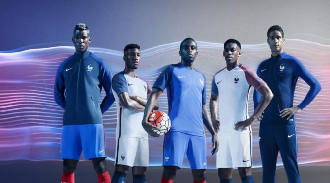 Jersey tim nasional Prancis 2016. (Nike).