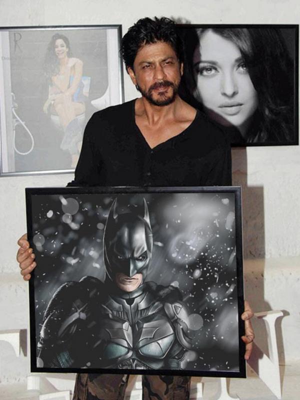 Shahrukh Khan mengaku menfavoritkan Batman. Foto: via bollywoodlife.com