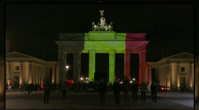 Brandenburg Gate di Berlin, Jerman. (Fox9)