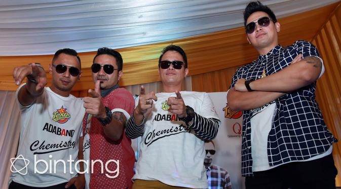 ADA Band di launching album 'Chemistry'. (Deki Prayoga/Bintang.com)