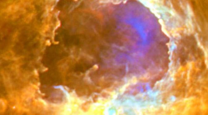 Penampakan Wajah di Antara Nebula di Angkasa Luar, Hantu Alien? (ESA)