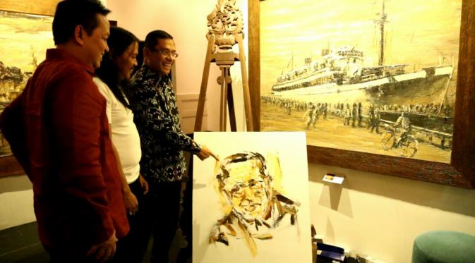 pembukaan pameran lukisan Sohieb Toyaroja