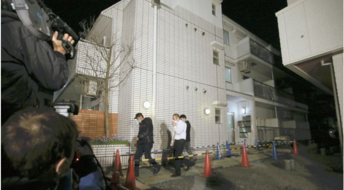 Rumah yang diyakini polisi menjadi tempat penyekapan sang gadis asal Asaka. | via: the-japan-news.com