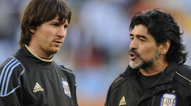 Messi dan Maradona