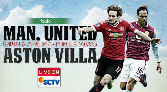 Manchester United vs Aston Villa (Bola.com/Samsul Hadi).