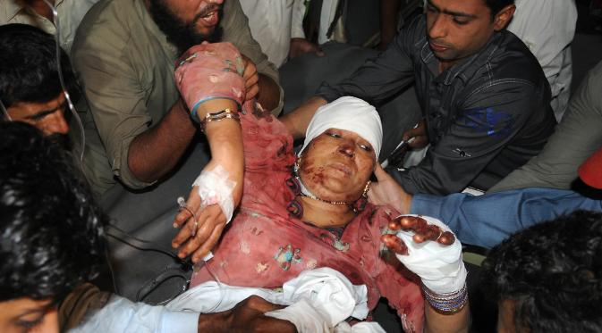 Korban bom bunuh diri di Lahore, pada hari Paskah. | via: nbcnews.com