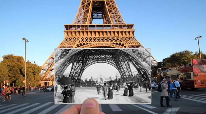 Tour Eiffel, 1900 (Via: boredpanda.com)