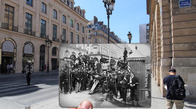 Place Vendôme, 1871 (Via: boredpanda.com)
