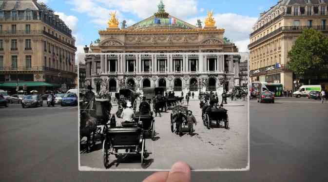 Place de l’Opéra, 1900 (Via: boredpanda.com)
