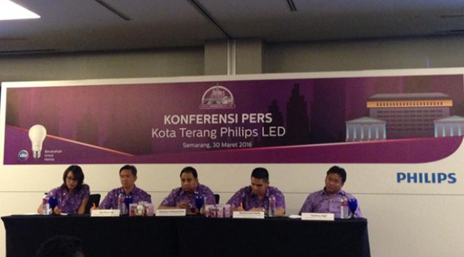Press Conference Kota Terang Philips LED. Semarang/Rabu, 30 Maret 2016.