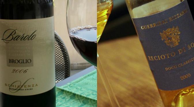 Kawasan Piedmonte di utara Italia terkenal sebagai daerh penghasil minuman wine bermutu tinggi, misalnya Barolo dan Recioto di Soavo. (Sumber redwineconcept.com dan altissimoceto.it)