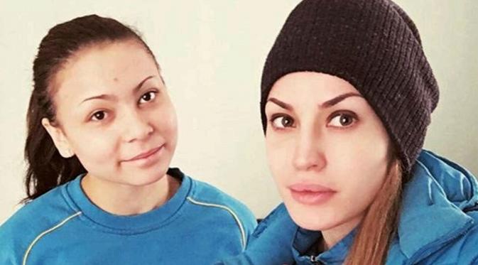 Petinju Kazakstan, Zarina Tsoloeva, berwajah mirip aktris Angeline Jolie