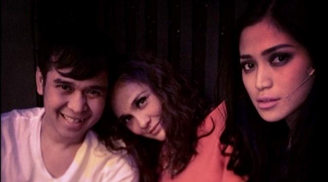 Kebersamaan Jessica Iskandar dengan Olga Syahputra dan Luna Maya (Instagram)