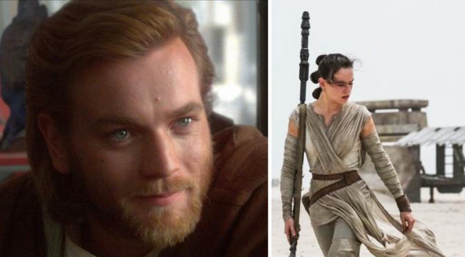 Ewan McGregor sebagai Obi Wan Kenobi di Star Wars: The Force Awakens. foto: vanity fair