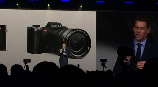 Oliver Kaltner, CEO Leica saat acara peluncuran Huawei P9 di Battersea Evolution, London, Inggris (Liputan6.com/ Andina Librianty)