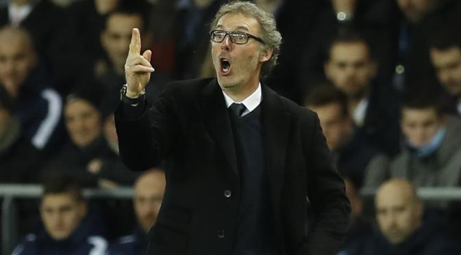 Pelatih Paris Saint-Germain (PSG) Laurent Blanc (Reuters)