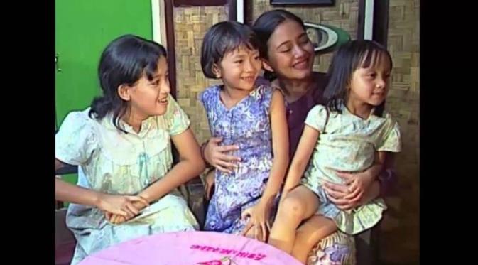 Novia Kolopaking di sinetron Keluarga Cemara. foto: youtube