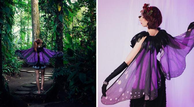 Begini jadinya kalau kamu bergaya seperti kupu-kupu.