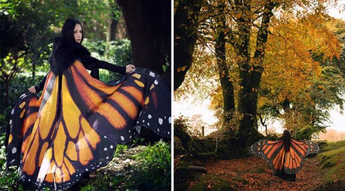 Begini jadinya kalau kamu bergaya seperti kupu-kupu. (via: boredpanda.com)