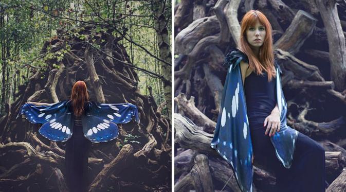 Begini jadinya kalau kamu bergaya seperti kupu-kupu. (via: boredpanda.com)