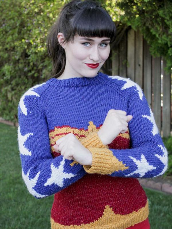  Sweater  Rajut  ala Wonder Woman Membuat Kamu Seperti 