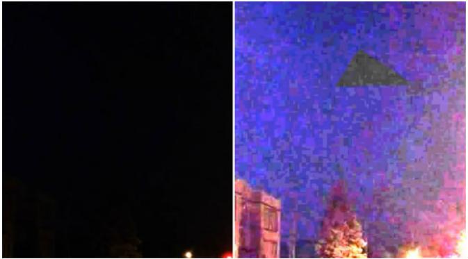 Seorang penggemar kisah UFO mengaku mendapatkan bukti video bahwa UFO melakukan patroli di langit. Inilah salah satu yang disebut sebagai 'bukti' di Chicago, negara bagian Illinois. (Sumber cuplikan video secureteam10)