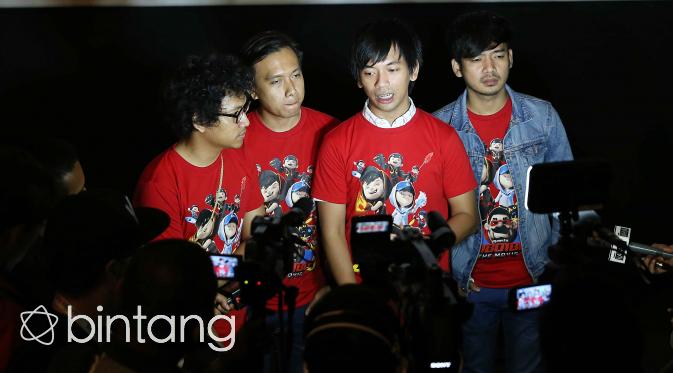 d'Masiv di mini konser press screening film animasi BoBoiBoy. (Nurwahyunan/Bintang.com)