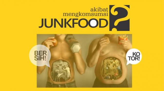 Bahaya junk food buat kesehatanmu | Via: youtube.com