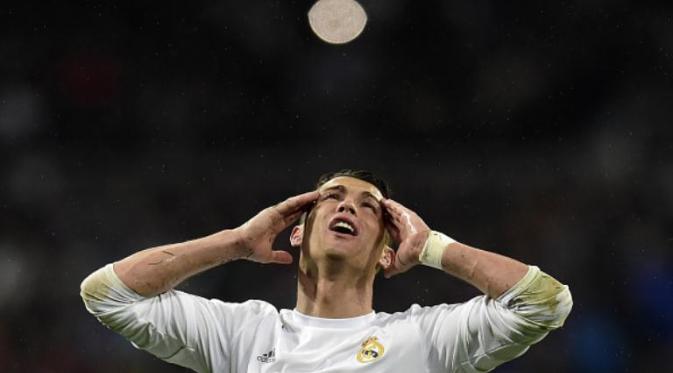 Striker Real Madrid asal Spanyol, Cristiano Ronaldo. (AFP/Javier Soriano)