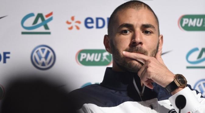 Striker Real Madrid asal Prancis, Karim Benzema. (AFP/Franck Fife)