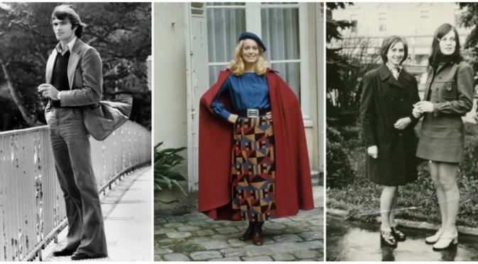 Transformasi fashion tahun  1966-1976. (via: brightside.me)