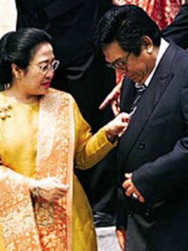 Presiden RI ke-5 Megawati Soekarno Putri dan Taufik Kiemas | Via: istimewa