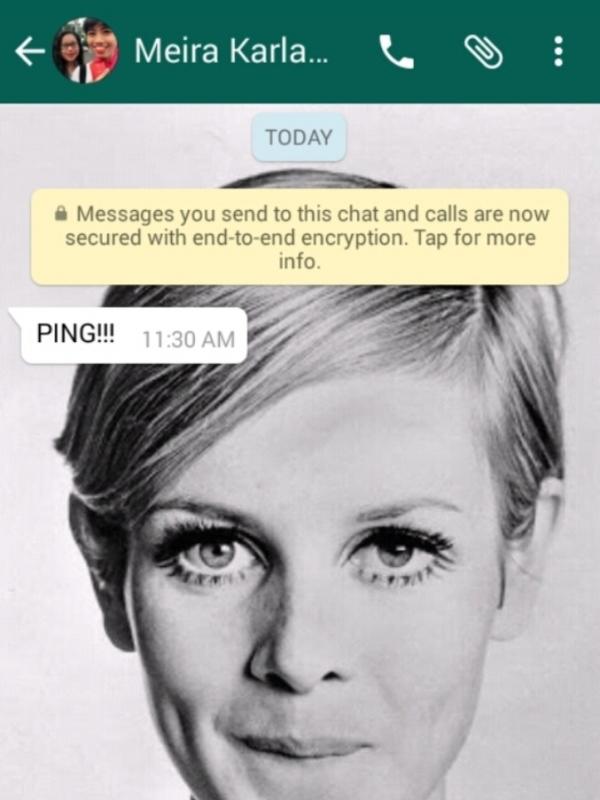 Nge-PING!!!. (Via: Bintang.com/Febriyani Frisca)