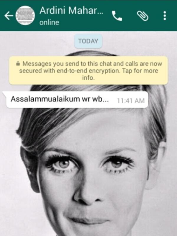 Ucapkan salam. (Via: Bintang.com/Febriyani Frisca)