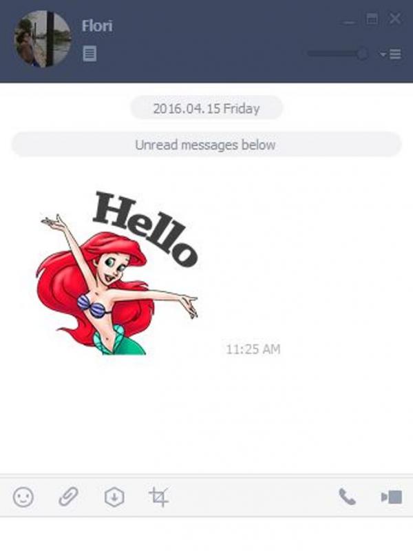 Kirim sticker atau emoticon. (Via: Bintang.com/Febriyani Frisca)