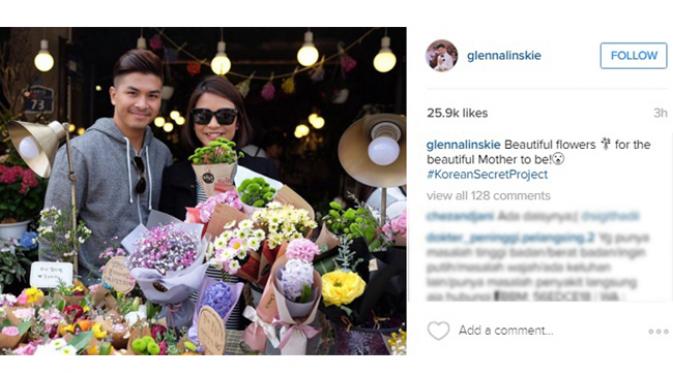 Glenn Alinskie ungkapkan perasaannya untuk sang istri. (Instagram)