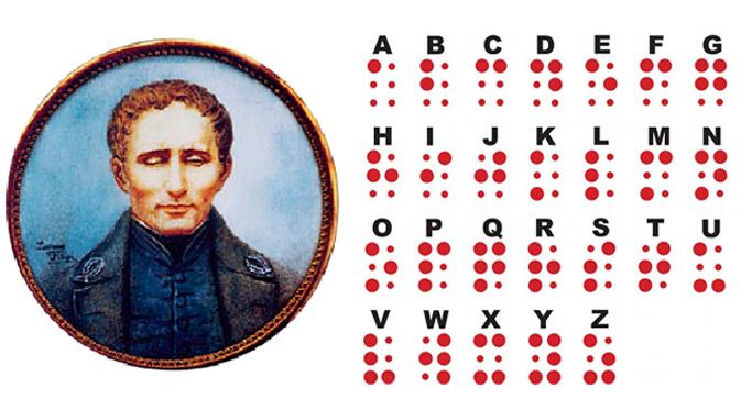 tahun 1827, buku yang menggunakan enam titik tersebut, yang kemudian disebut Braille, telah diterbitkan. Sekarang, para penderita buta menggunakan metode tersebut untuk membaca. (handinewlook.net)