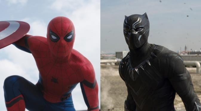 Spider-Man dan Black Panther dalam Captain America: Civil War. (Comicbook.com / Marvel)