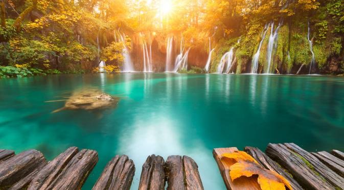 Danau Plitvice, Kroasia. (Beboy)