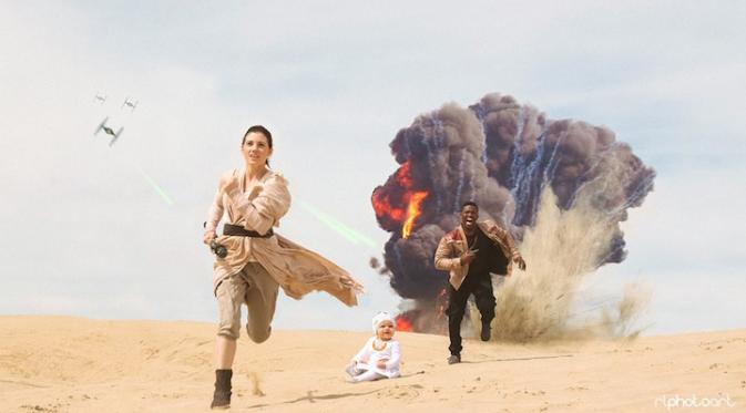 Akhirnya, Rey dan Finn dalam Star Wars Miliki Bayi? Sumber : mymodernmet.com