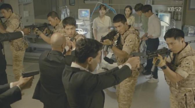 [Foto: Potongan gambar Descendants of The Sun]