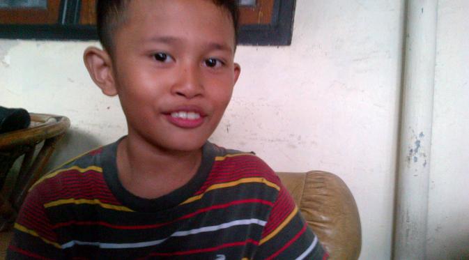Daffa si bocah penghadang motor itu disebut juga lakukan pelanggaran. (Liputan6.com/Edhie Prayitno Ige)
