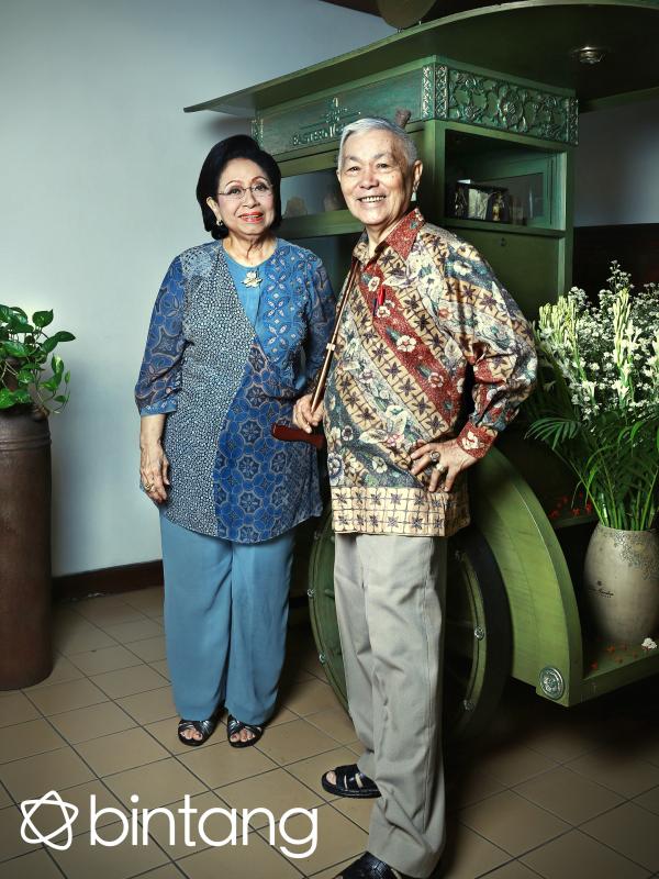 Martha Tilaar dan  Dr. Henry A. Rudolf Tilaar. (Foto by Galih W Satria/Bintang.com, Digital Imaging by Muhammad Iqbal Nurfajri/Bintang.com)