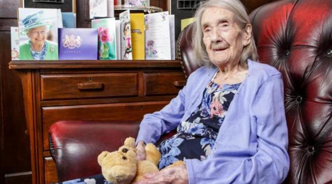 Nellie Wright, nenek berusia 109 tahun yang berbagi rahasia umur panjangnya. (yorkpress.co.uk)