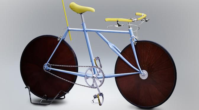 Karya 3D Sepeda Ini Adalah Hasil dari Ingatan Orang Asing. Sumber : mymodernmet.com
